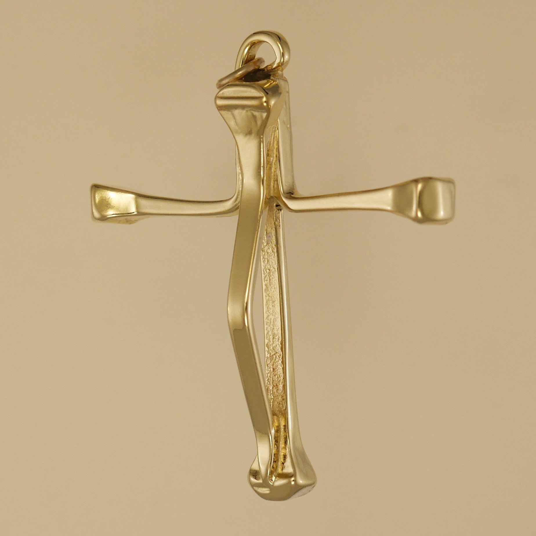 Horseshoe Nail Cross Pendant - Charmworks