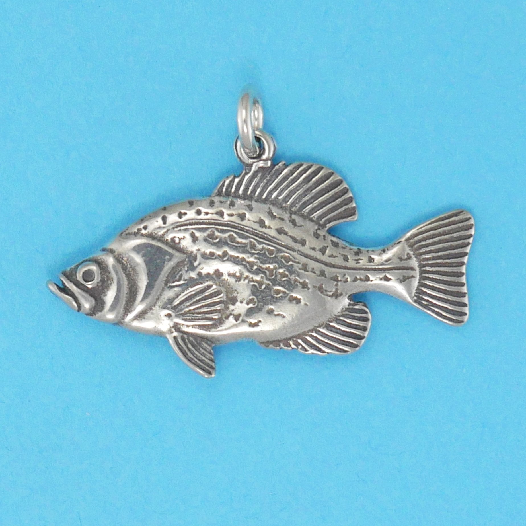 Crappie Charm | Fishing Jewelry | CharmWorks Sterling Silver - Charmworks