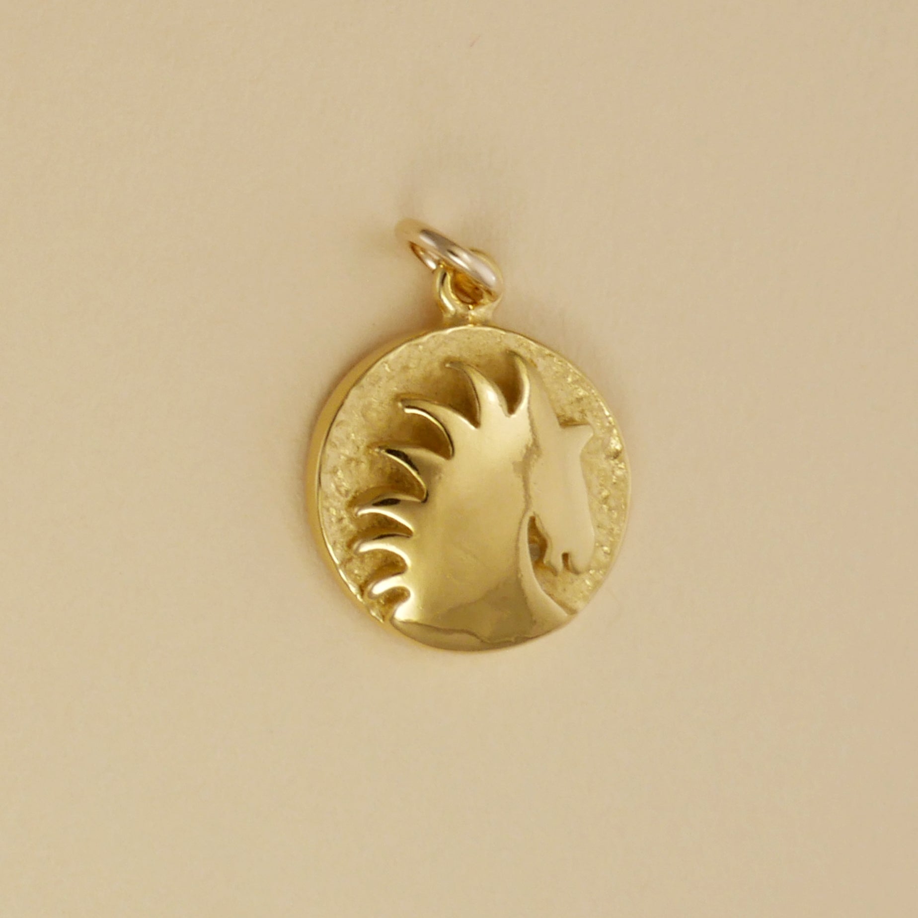 Sunburst Horse Head Charm - Charmworks