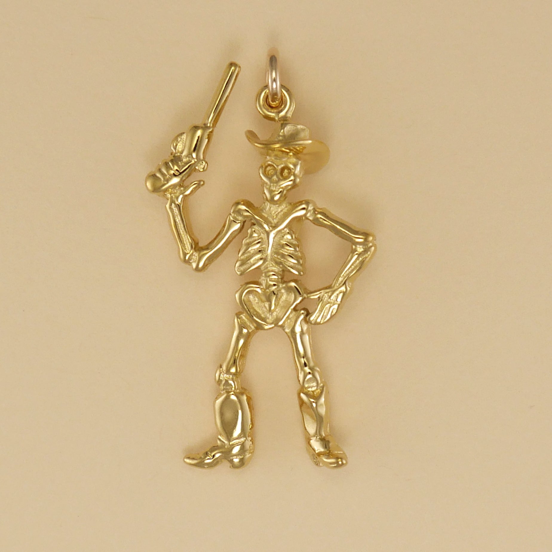 Cowboy Skeleton Charm - Charmworks