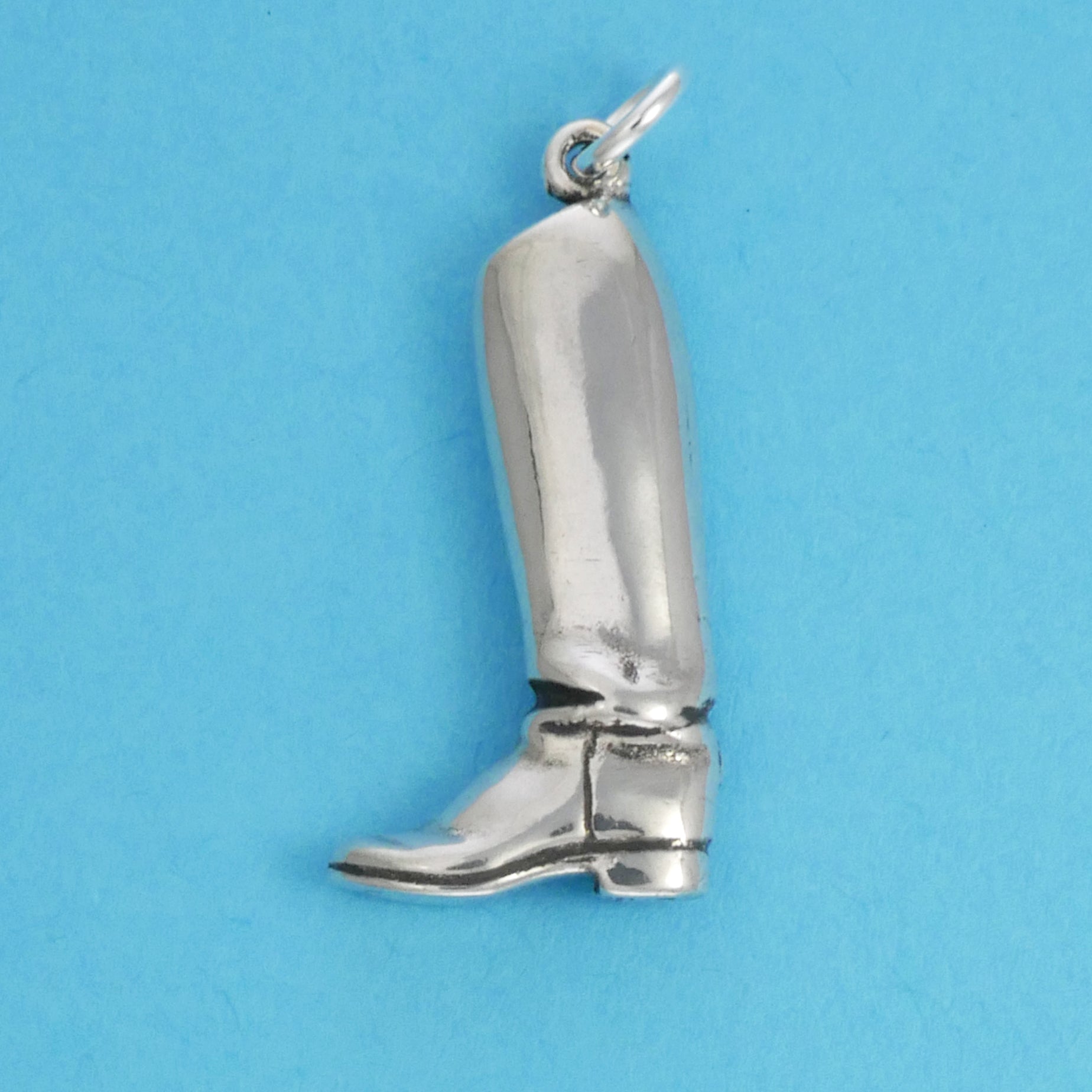 English Riding Boot Charm - Charmworks