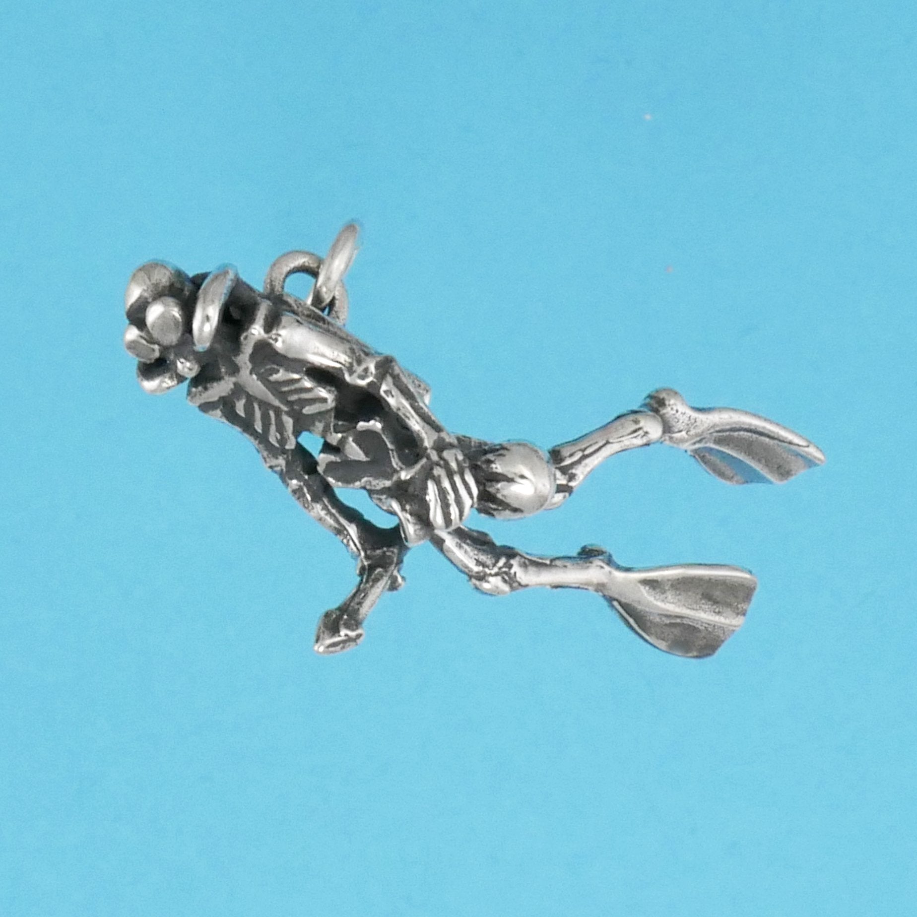 Scuba Diver Skeleton Charm - Charmworks