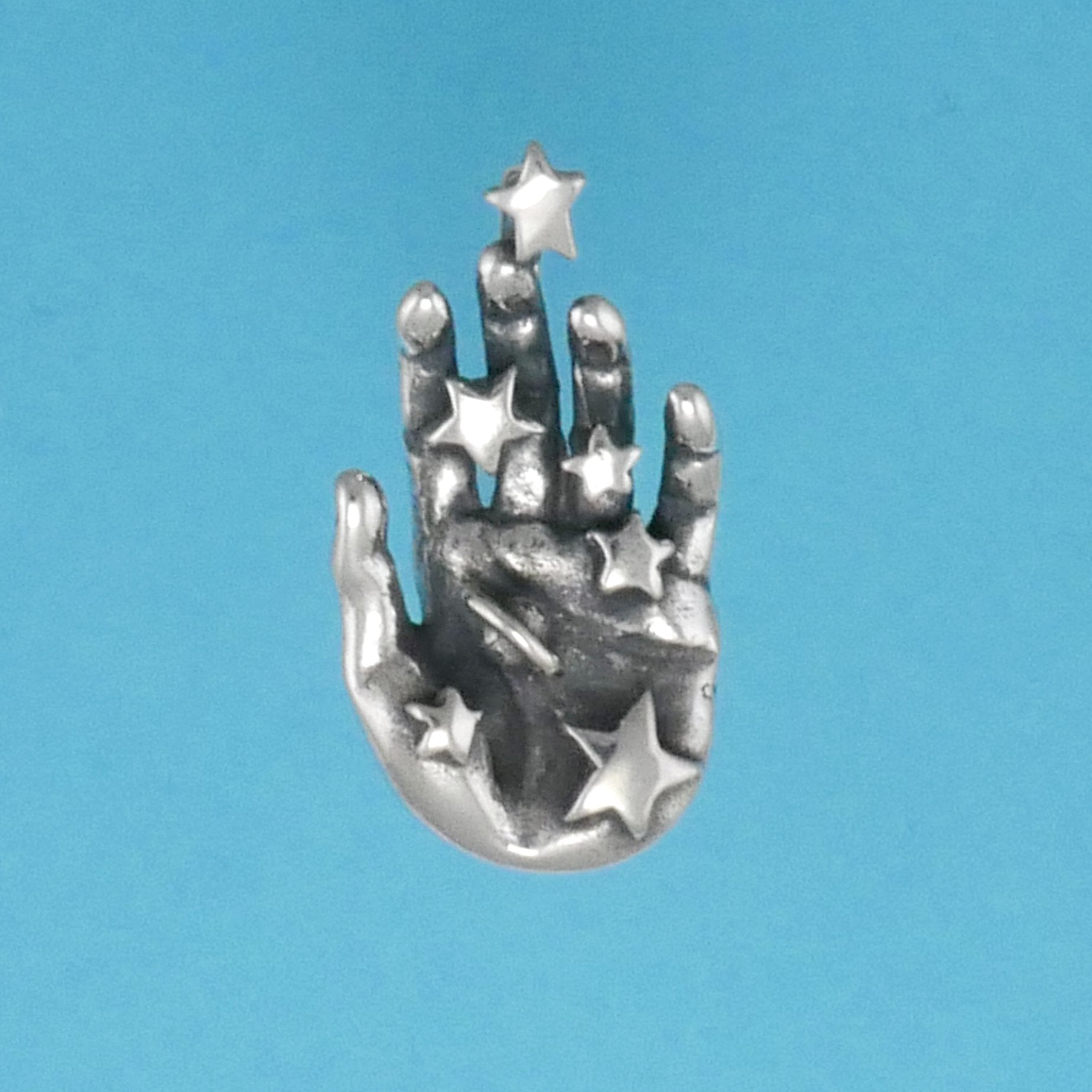 Hand Holding Heavens Pendant - Charmworks