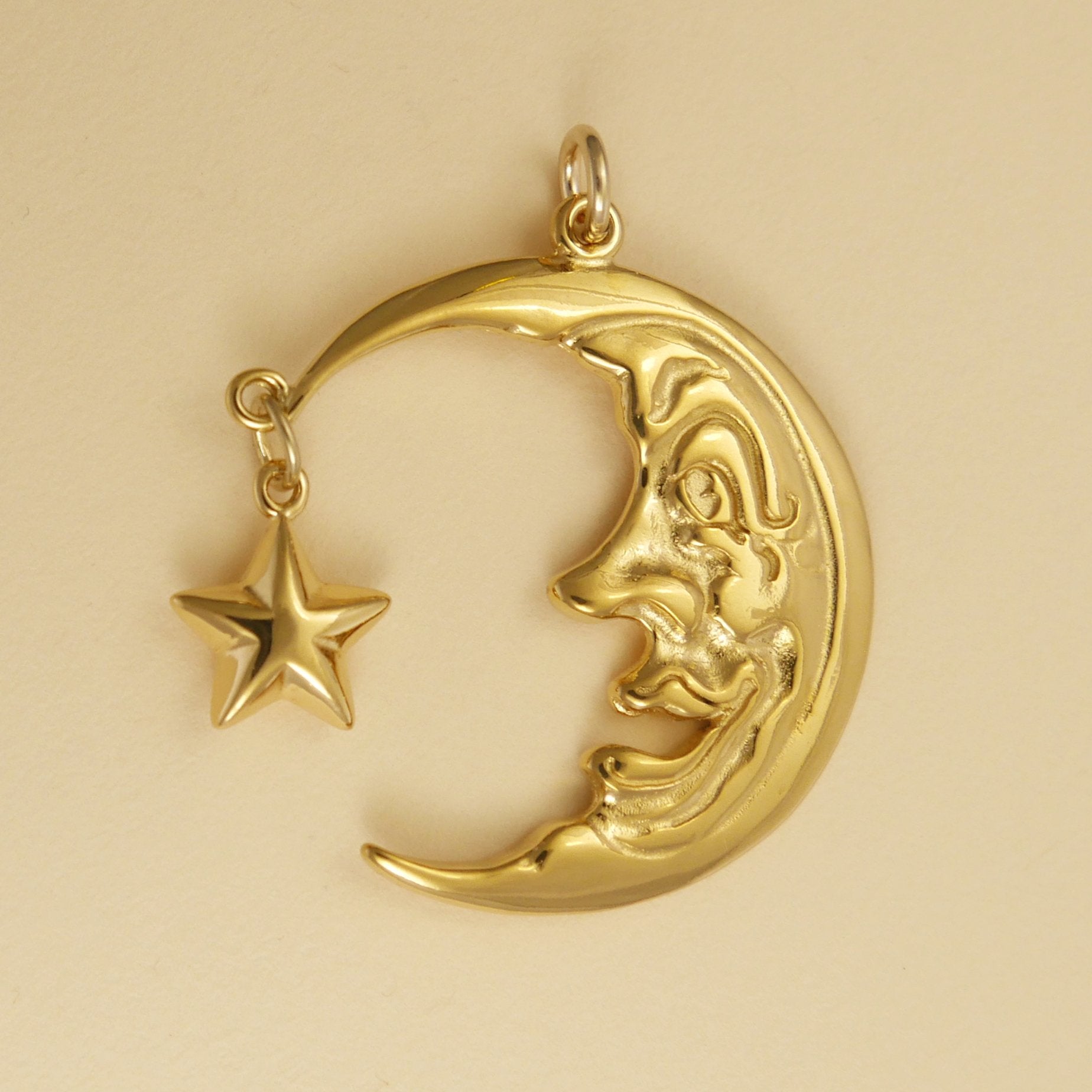 Moon Face Pendant - Charmworks
