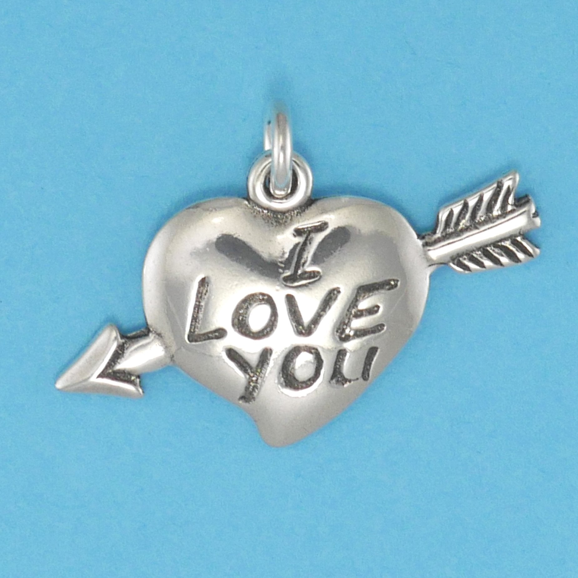 I Love You Heart Charm - Charmworks