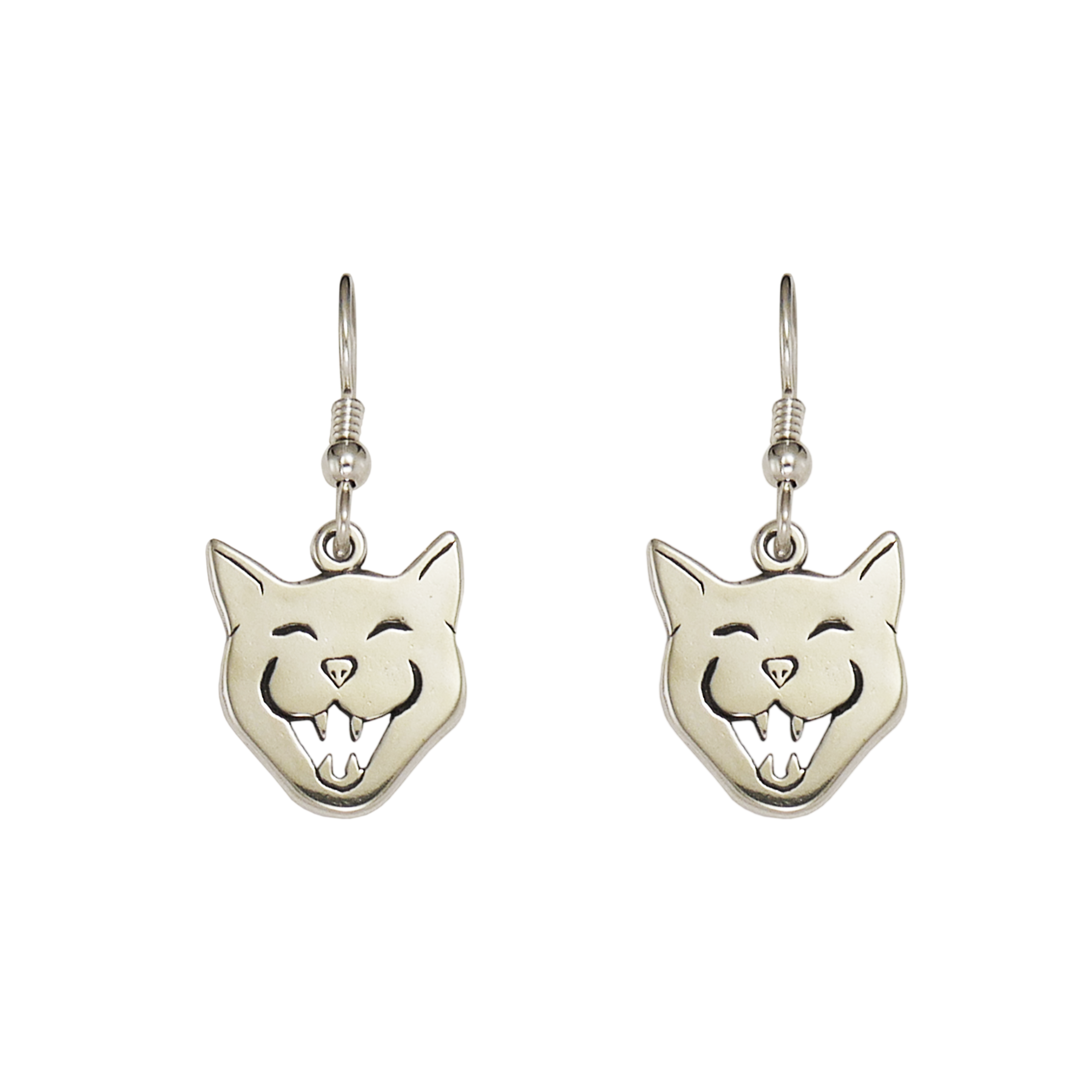 Cackling Cat Earrings - Charmworks
