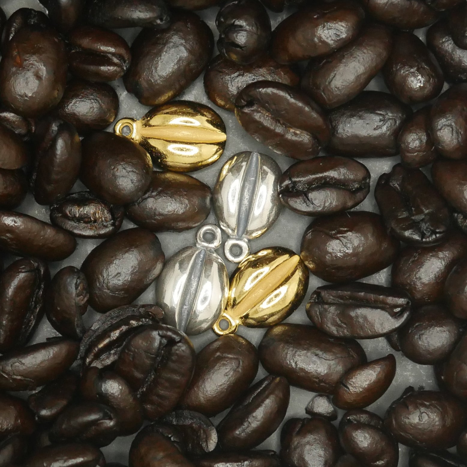 Coffee Bean Charm - CharmWorks