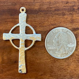 Hand Hammered Celtic Cross Pendant - CharmWorks