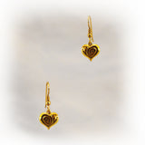 Swirl And Star Heart Earrings - Charmworks