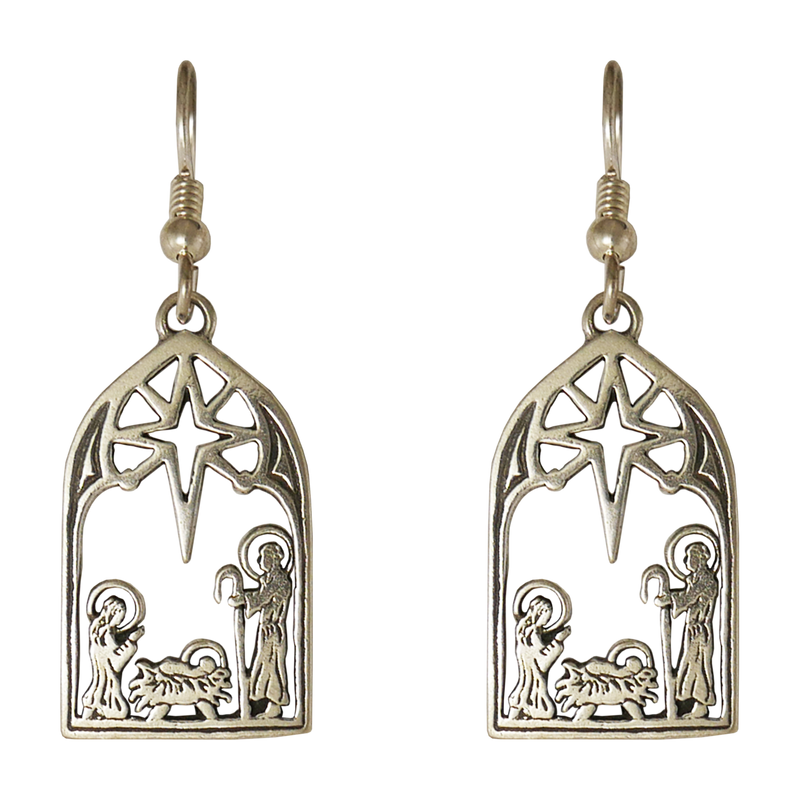Nativity Scene Earrings - Charmworks