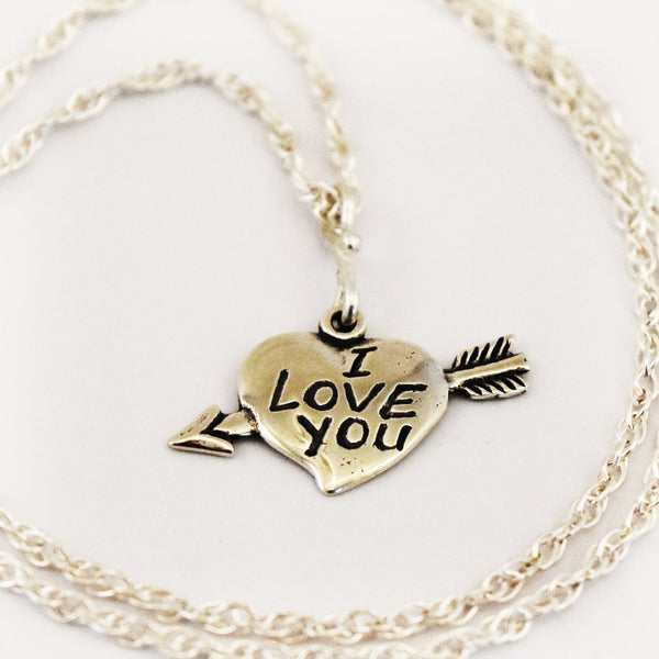I Love You Heart Necklace - Charmworks