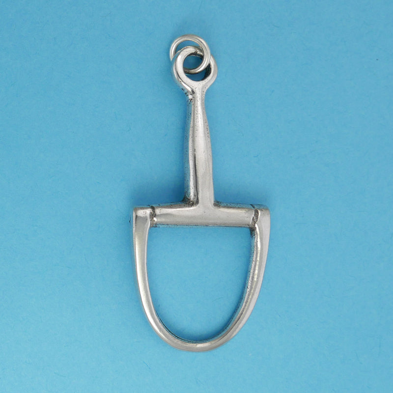 English Bit (One Half) Pendant - Charmworks