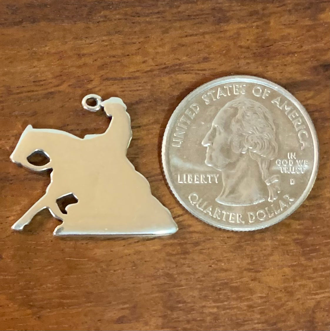Reining Horse Pendant - Charmworks