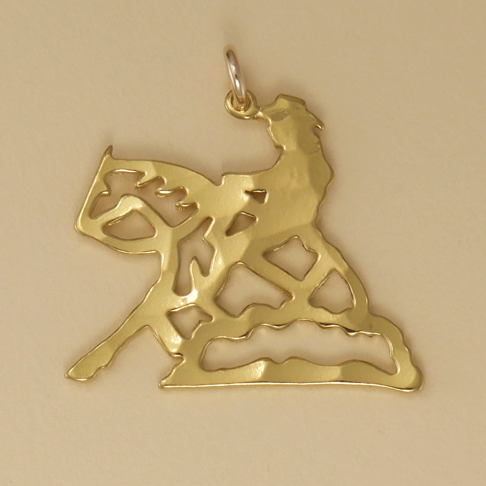 Reining Horse Pendant - Charmworks