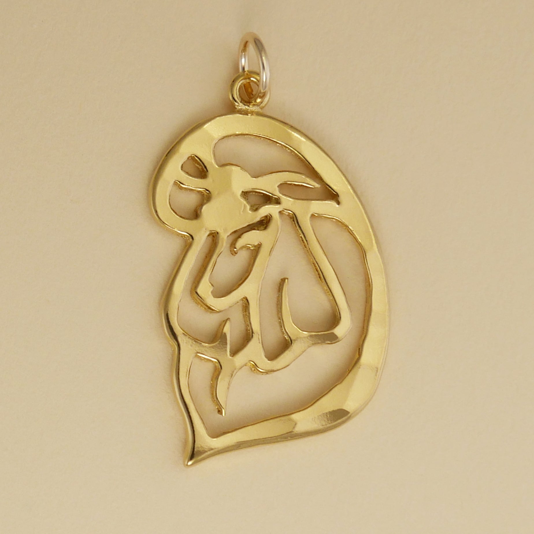 Poodle Head Pendant - Charmworks