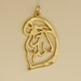 Poodle Head Pendant - Charmworks