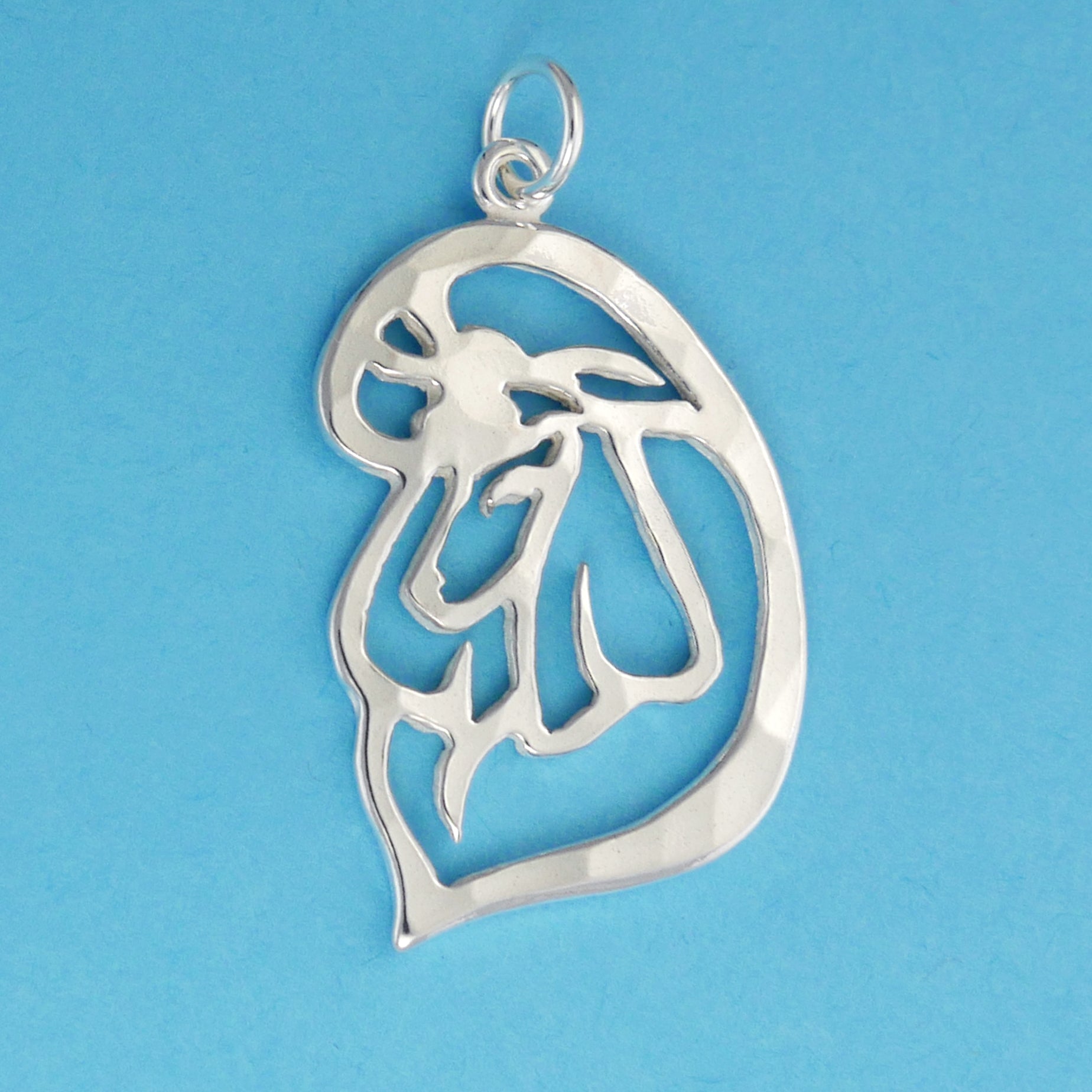 Poodle Head Pendant - Charmworks