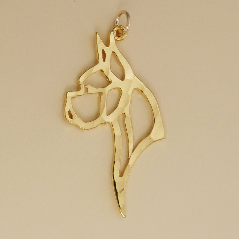 Boxer Head Charm - Charmworks