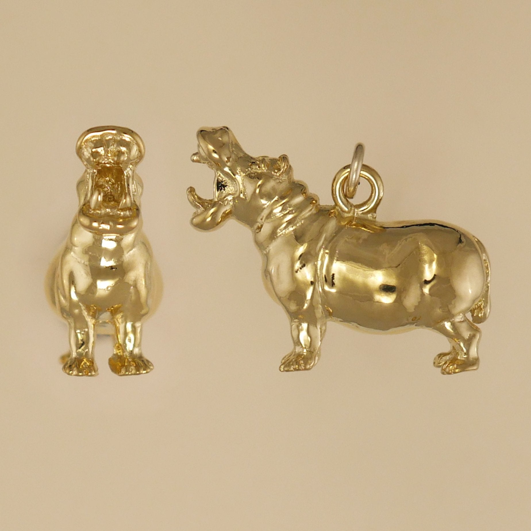 Hippopotamus Pendant - Charmworks