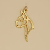 Boxer Head Charm - Charmworks