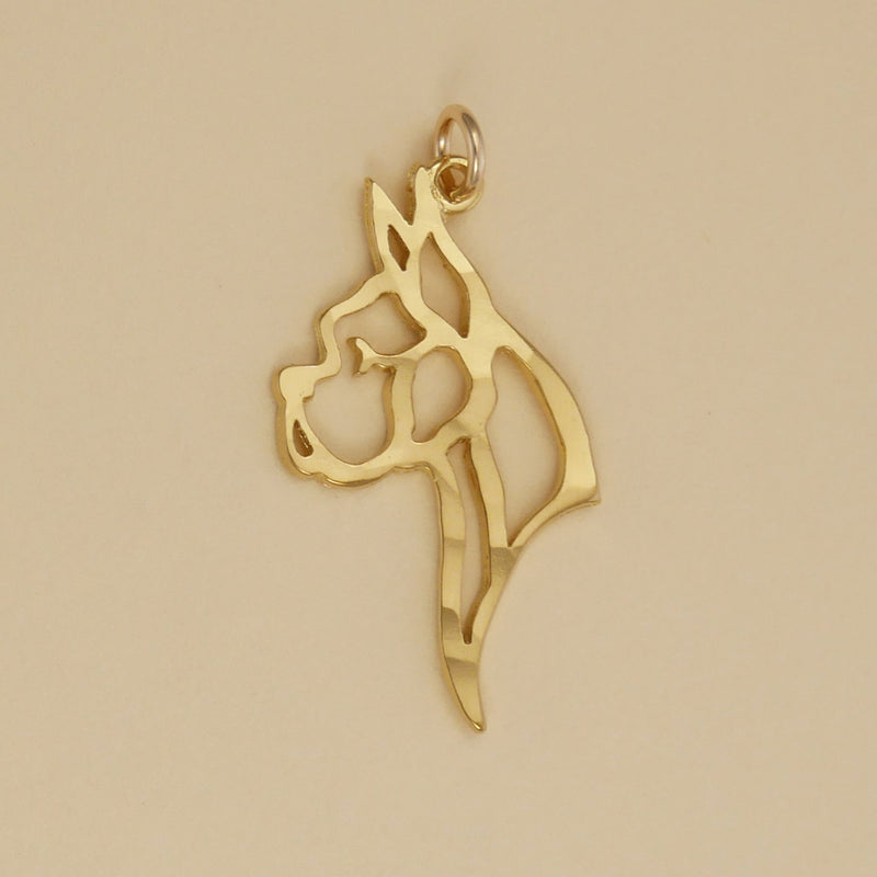 Boxer Head Charm - Charmworks