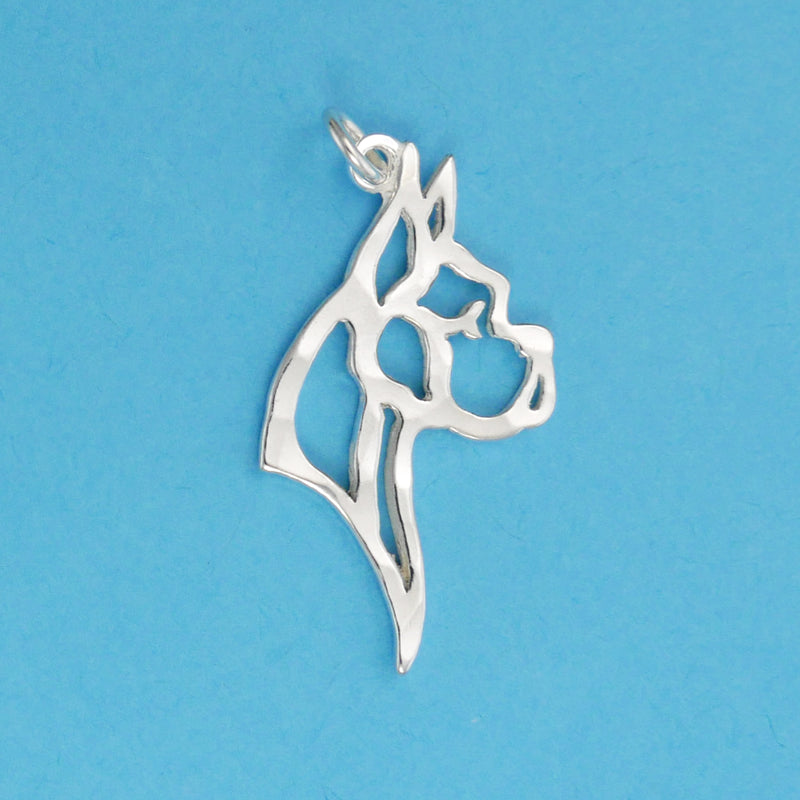 Boxer Head Charm - Charmworks