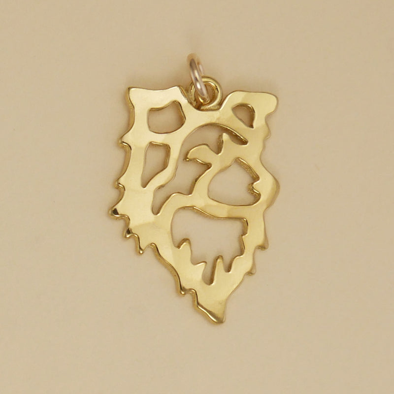 Border Collie Head Charm - Charmworks