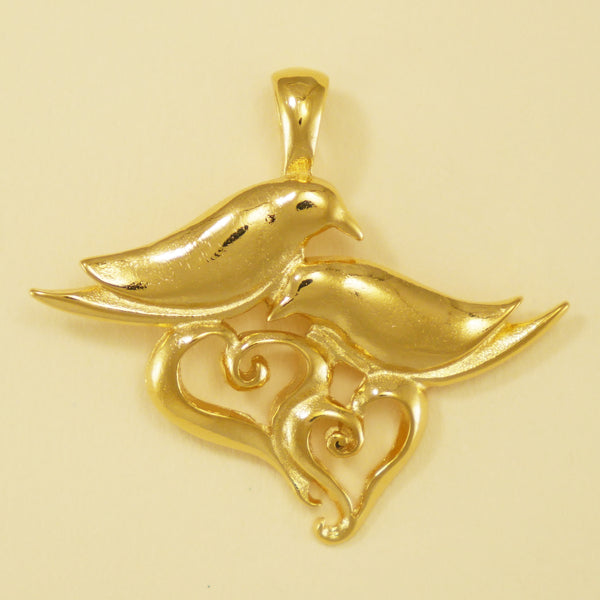 Doves and Hearts Pendant - Charmworks