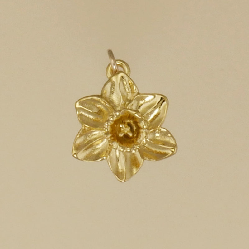 Daffodil Flower Charm - Charmworks