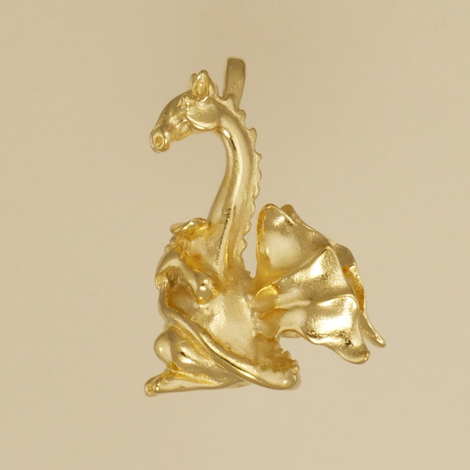 Reticent Dragon Pendant - Charmworks