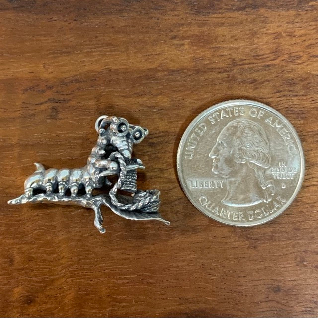 Knitting Silkworm - Charmworks