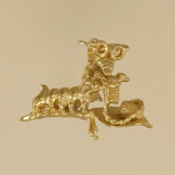 Knitting Silkworm Charm - Charmworks