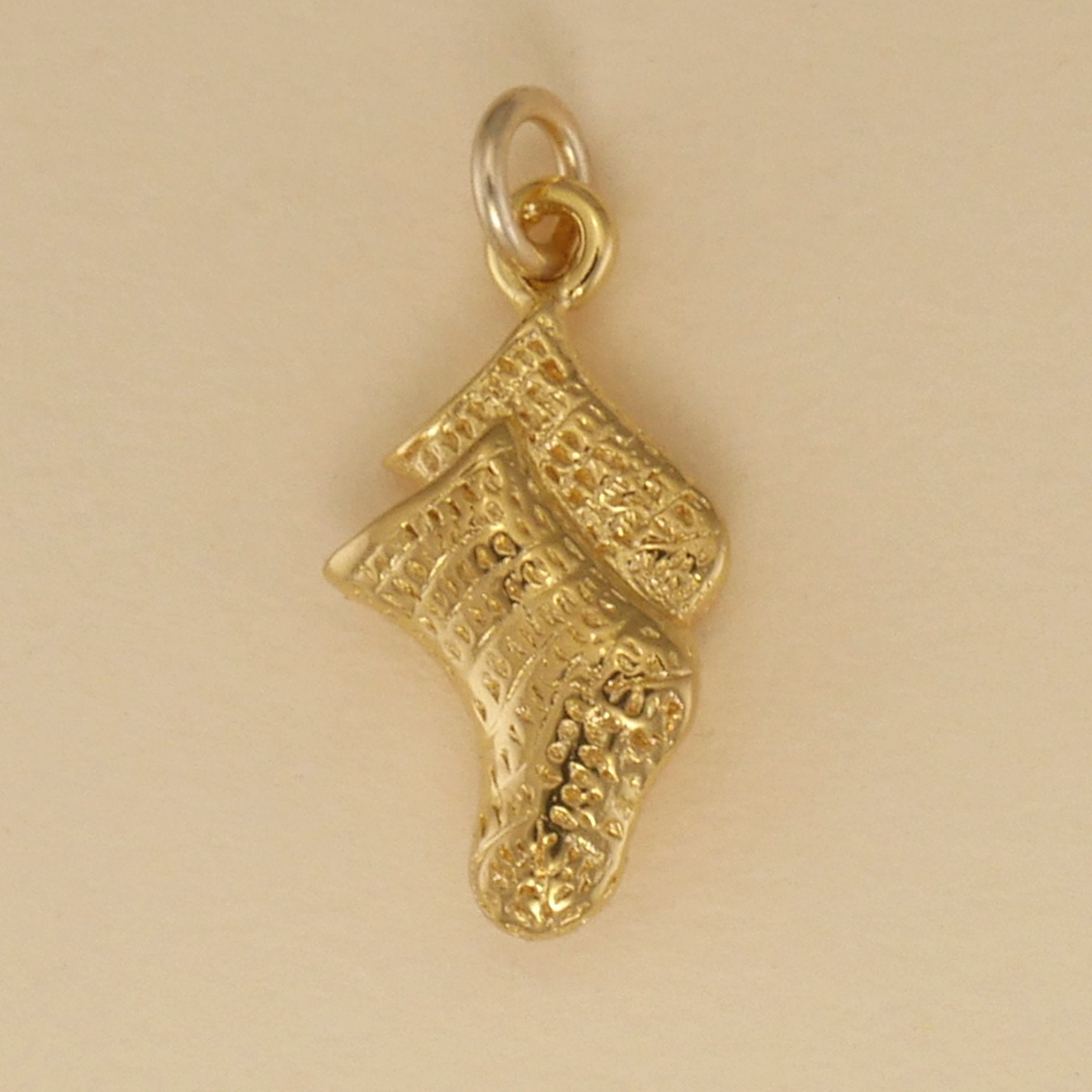 Knitted Baby Socks Charm - Charmworks