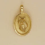 Wolf Cameo Pendant - Charmworks