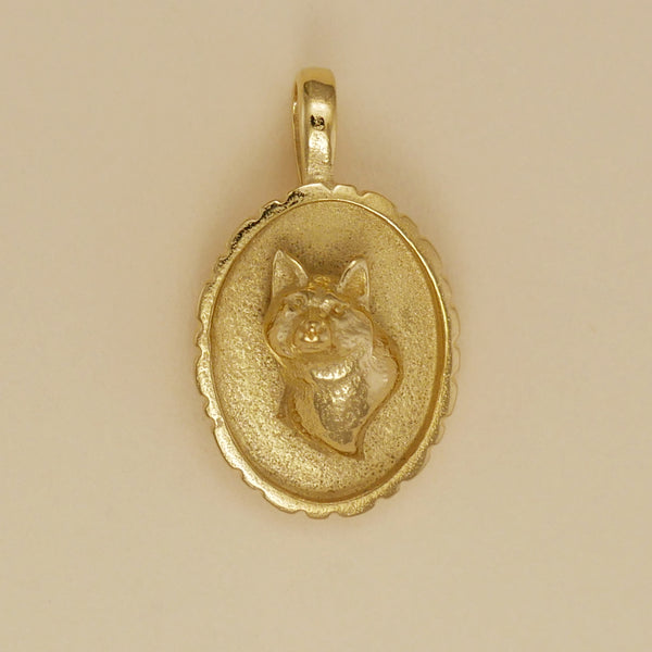 Wolf Cameo Pendant - Charmworks