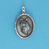 Wolf Cameo Pendant - Charmworks