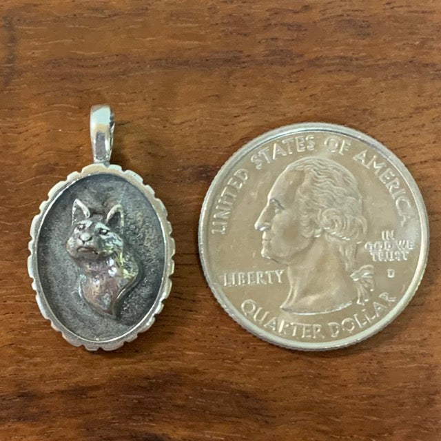 Wolf Cameo Pendant - Charmworks