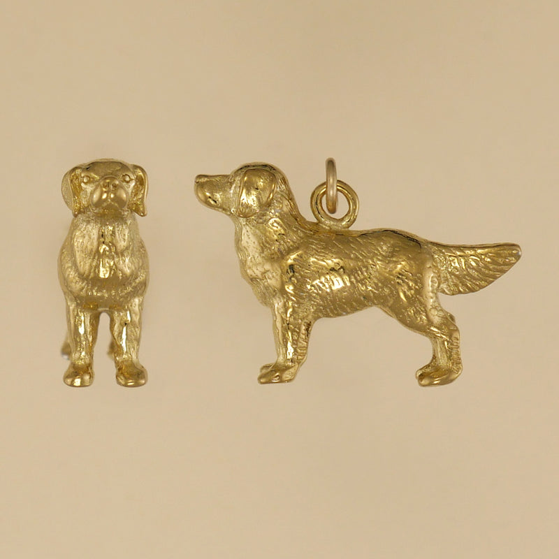 Golden Retriever Charm Charmworks