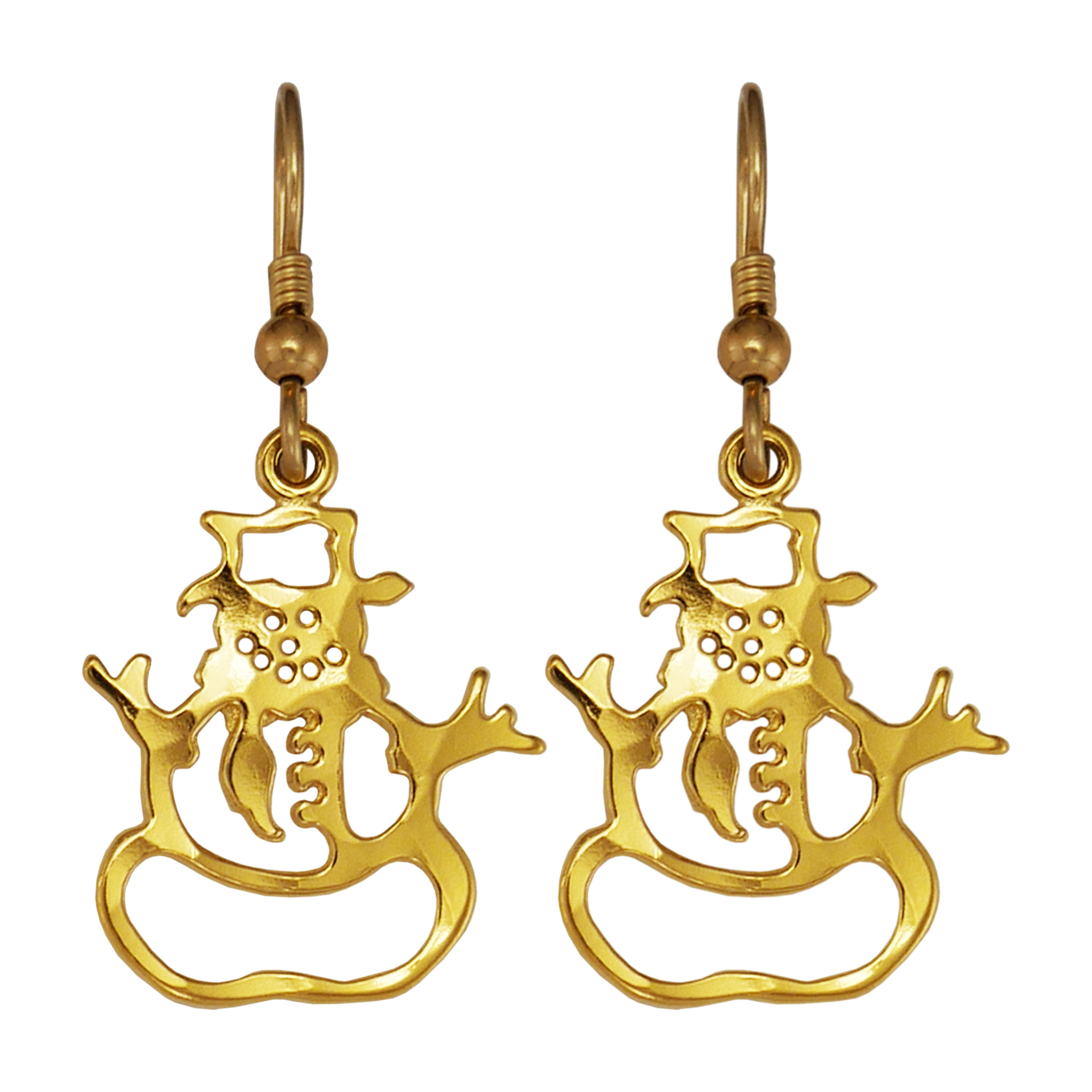 Snowman Earrings - Charmworks