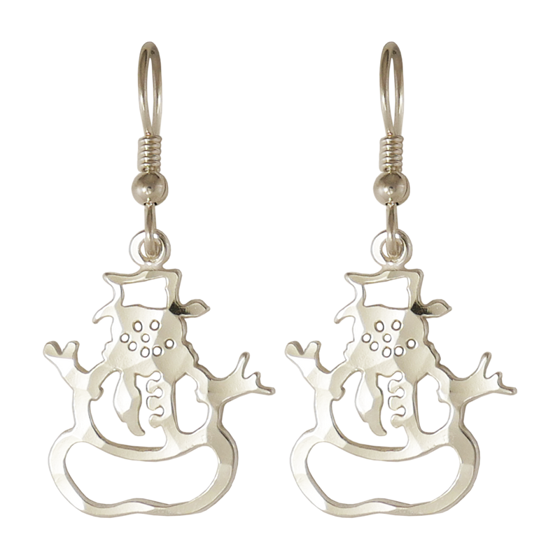Snowman Earrings - Charmworks