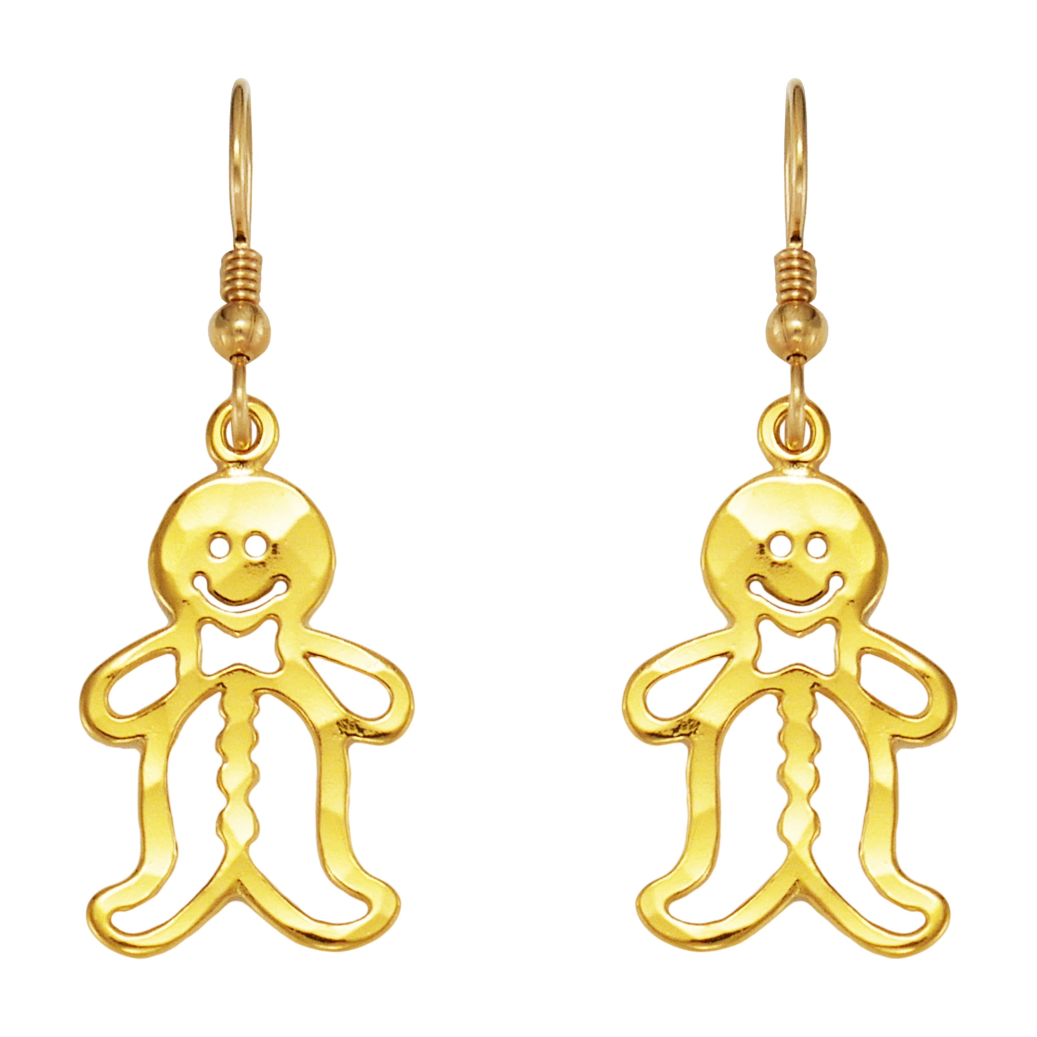 Gingerbread Man Earrings - Charmworks