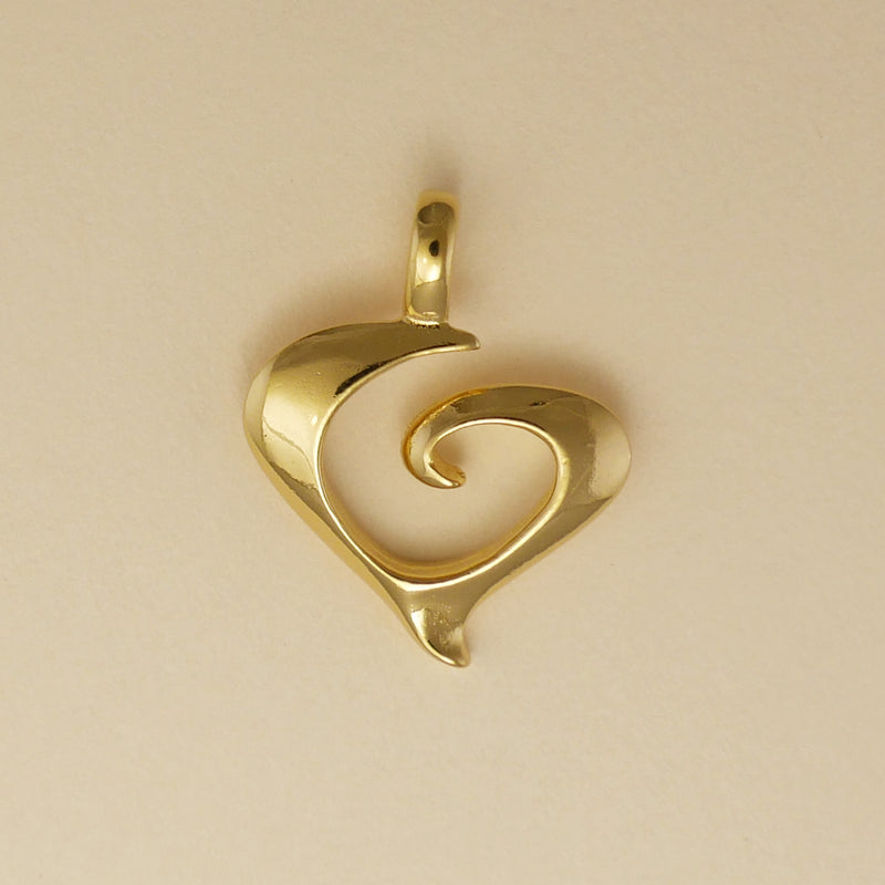 Spiral Heart Pendant - Charmworks