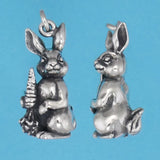 Bunny Rabbit With Carrot Charm - Charmworks