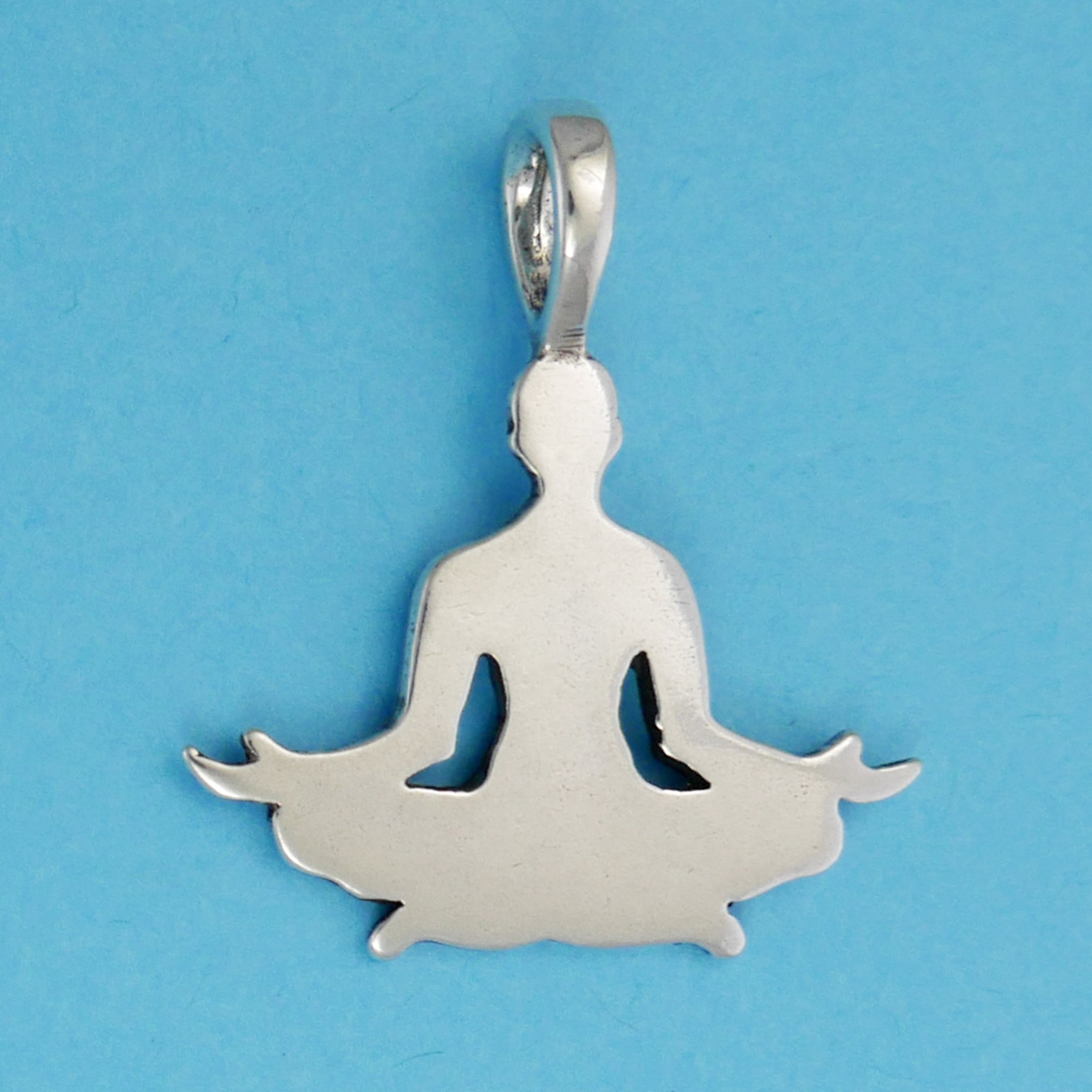 Yoga Lotus Pose Pendant - Charmworks