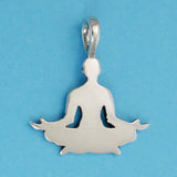 Yoga Lotus Pose Pendant - Charmworks