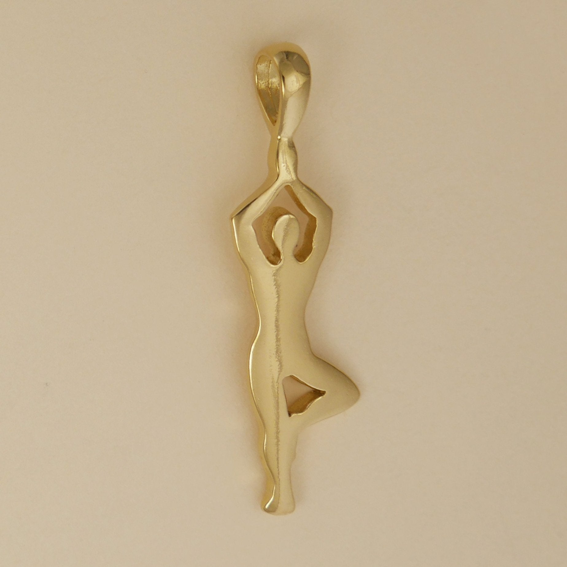 Yoga Tree Pose Pendant - Charmworks
