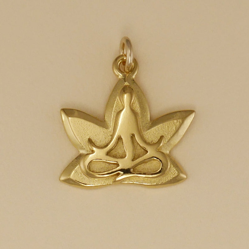 Yoga Lotus Pose Charm - Charmworks