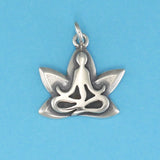 Yoga Lotus Pose Charm - Charmworks