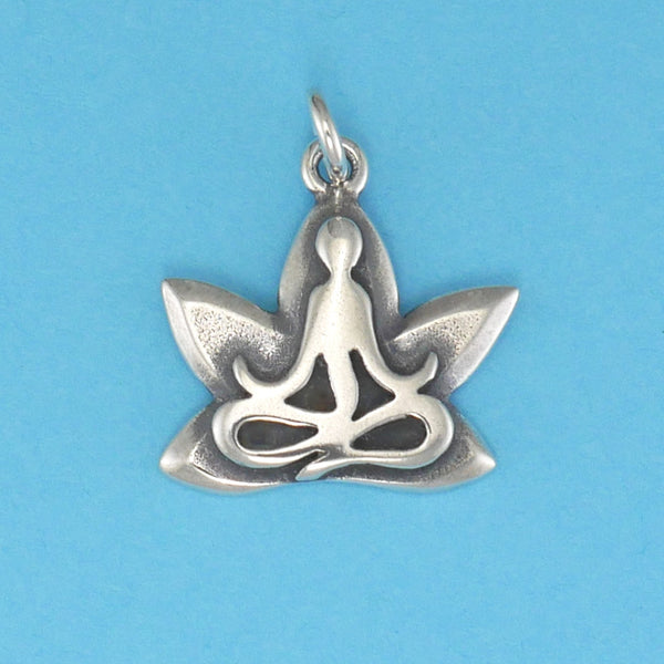 Yoga Lotus Pose Charm - Charmworks