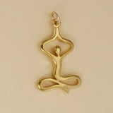 Yoga Sitting Tree Pose Charm - Charmworks